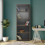 Biblioteca KTP-350-BB-1 Home Collection® Modern, 5 rafturi, 64x182x26 cm - Antracit | SKU: KTP-350-AX-1