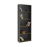 Biblioteca KTP-350-BB-1 Home Collection® Modern, 5 rafturi, 64x182x26 cm - Antracit | SKU: KTP-350-AX-1