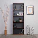 Biblioteca KTP-350-BB-1 Home Collection® Modern, 5 rafturi, 64x182x26 cm - Nuc | SKU: KTP-350-BB-1, KTP-350-OO-1, KTP-350-AX-1, KTP-350-KK-1, KTP-350-FF-1, KTP-350-SS-1