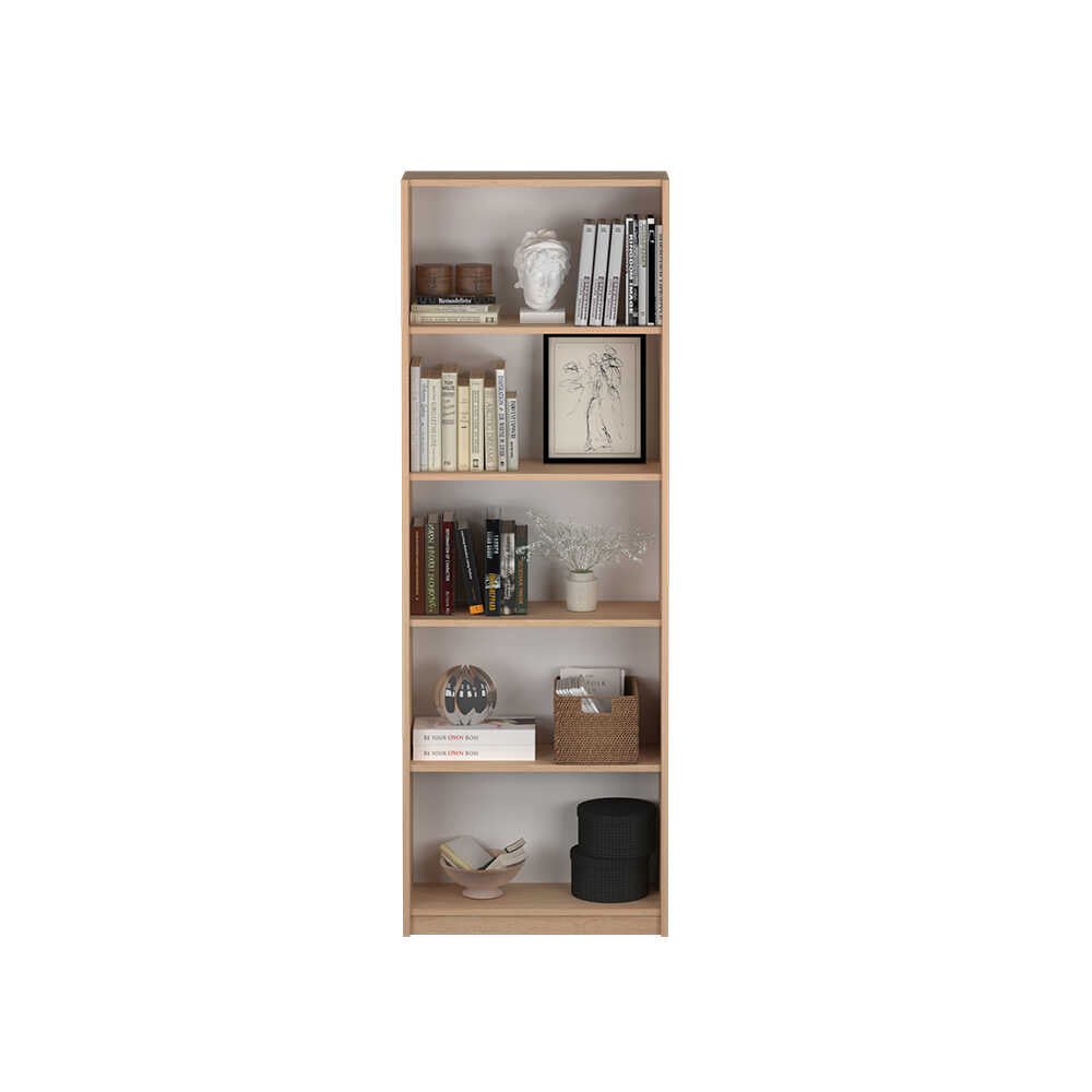 Biblioteca KTP-350-BB-1 Home Collection® Modern, 5 rafturi, 64x182x26 cm - Sonoma | SKU: KTP-350-SS-1