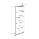 Biblioteca KTP-350-BB-1 Home Collection® Modern, 5 rafturi, 64x182x26 cm - Sonoma | SKU: KTP-350-SS-1