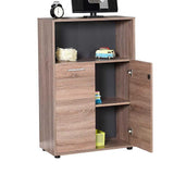 Biblioteca NKT-532-TT-1 Home Collection® New York, 2 usi cu cheie, 3 rafturi, Natur - Sonoma, 72x110x34 cm - Sonoma | SKU: NKT-532-LL-1