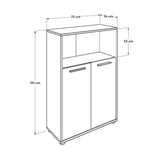 Biblioteca NKT-532-TT-1 Home Collection® New York, 2 usi cu cheie, 3 rafturi, Natur - Sonoma, 72x110x34 cm - Biblioteca NKT-532-TT-1 Home Collection® New York, 2 usi cu cheie, 3 rafturi, Natur - Sonoma, 72x110x34 cm | SKU: NKT-532-TT-1, NKT-532-LL-1