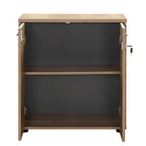 Biblioteca NKT-522-TT-1 Home Collection® New York, 2 usi cu cheie, 3 rafturi, Natur - Sonoma, 76x75x34 cm - Natur | SKU: NKT-522-TT-1
