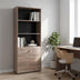 Biblioteca Adore New York Office, 2 usi cu cheie, 3 rafturi fix, 72 x 187 x 34 cm | SKU: NKT-552-TT-1