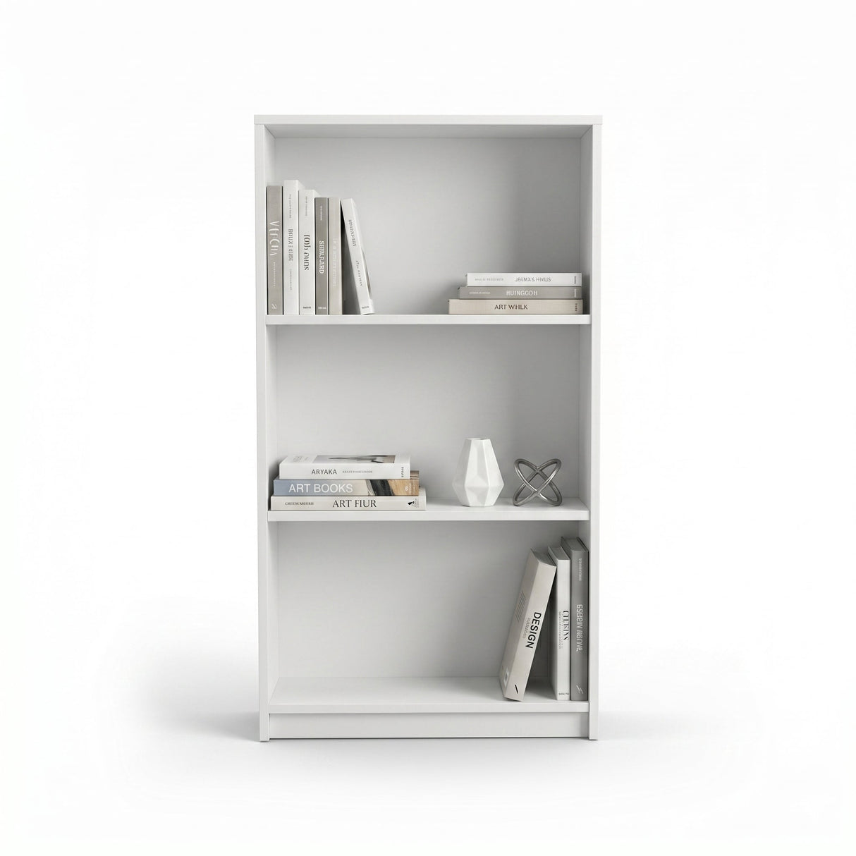 Biblioteca KTP-130-BB-1 Home Collection® Nino, 3 rafturi, Alb - Stejar, 58x106x23 cm - Biblioteca KTP-130-BB-1 Home Collection® Nino, 3 rafturi, Alb - Stejar, 58x106x23 cm | SKU: KTP-130-FF-1
