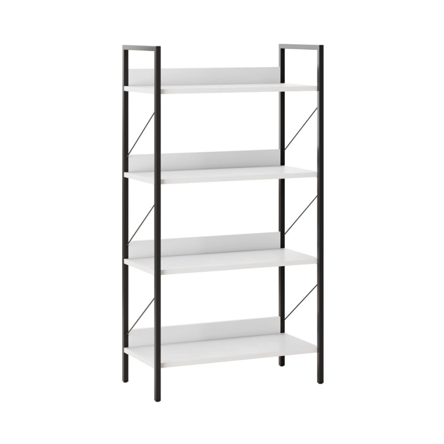 Biblioteca KTP-840-FF-1 Home Collection® Profile cu 4 rafturi, Alb - Maro - Stejar, 73x136x35 cm - Biblioteca KTP-840-FF-1 home collection Profile cu 4 rafturi, Alb - Maro - Stejar, 73x136x35 cm - KTP-840-DE-1 | SKU: KTP-840-DE-1