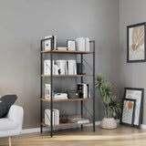 Biblioteca KTP-840-FF-1 Home Collection® Profile cu 4 rafturi, Alb - Maro - Stejar, 73x136x35 cm - Biblioteca KTP-840-FF-1 home collection Profile cu 4 rafturi, Alb - Maro - Stejar, 73x136x35 cm - KTP-840-OO-1 | SKU: KTP-840-OO-1