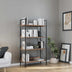 Biblioteca KTP-840-FF-1 home collection Profile cu 4 rafturi, Alb - Maro - Stejar, 73x136x35 cm - KTP-840-OO-1 | SKU: KTP-840-OO-1