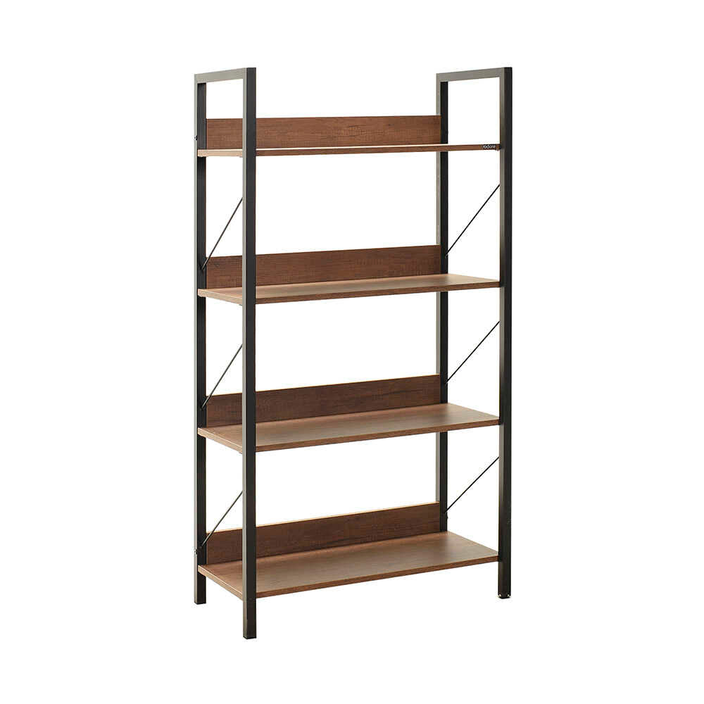 Biblioteca KTP-840-FF-1 Home Collection® Profile cu 4 rafturi, Alb - Maro - Stejar, 73x136x35 cm - Maro | SKU: KTP-840-OO-1