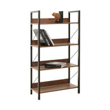 Biblioteca KTP-840-FF-1 Home Collection® Profile cu 4 rafturi, Alb - Maro - Stejar, 73x136x35 cm - Maro | SKU: KTP-840-OO-1