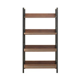 Biblioteca KTP-840-FF-1 Home Collection® Profile cu 4 rafturi, Alb - Maro - Stejar, 73x136x35 cm - Maro | SKU: KTP-840-OO-1