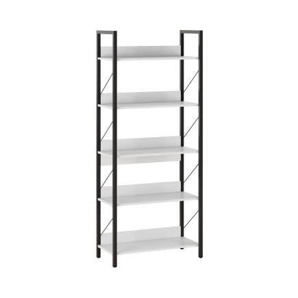 Biblioteca KTP-850-FF-1 Home Collection® Profile cu 5 rafturi, Alb - Maro - Stejar, 73x172x35 cm - Alb | SKU: KTP-850-DE-1