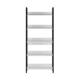Biblioteca KTP-850-FF-1 Home Collection® Profile cu 5 rafturi, Alb - Maro - Stejar, 73x172x35 cm - Alb | SKU: KTP-850-FF-1, KTP-850-DE-1, KTP-850-OO-1