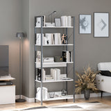 Biblioteca KTP-850-FF-1 Home Collection® Profile cu 5 rafturi, Alb - Maro - Stejar, 73x172x35 cm - Alb | SKU: KTP-850-FF-1, KTP-850-DE-1, KTP-850-OO-1