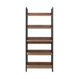 Biblioteca KTP-850-FF-1 Home Collection® Profile cu 5 rafturi, Alb - Maro - Stejar, 73x172x35 cm - Maro | SKU: KTP-850-OO-1