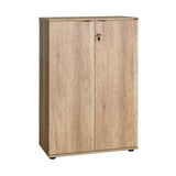 Bibliotecă RKT-332-DD-1 Home Collection® Rio cu 2 Uși, Cheie și 3 Rafturi, 72x109x34 cm - Natur | SKU: RKT-332-TT-1