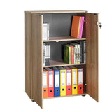 Bibliotecă RKT-332-DD-1 Home Collection® Rio cu 2 Uși, Cheie și 3 Rafturi, 72x109x34 cm - Natur | SKU: RKT-332-TT-1