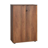 Bibliotecă RKT-332-DD-1 Home Collection® Rio cu 2 Uși, Cheie și 3 Rafturi, 72x109x34 cm - Maro | SKU: RKT-332-OO-1