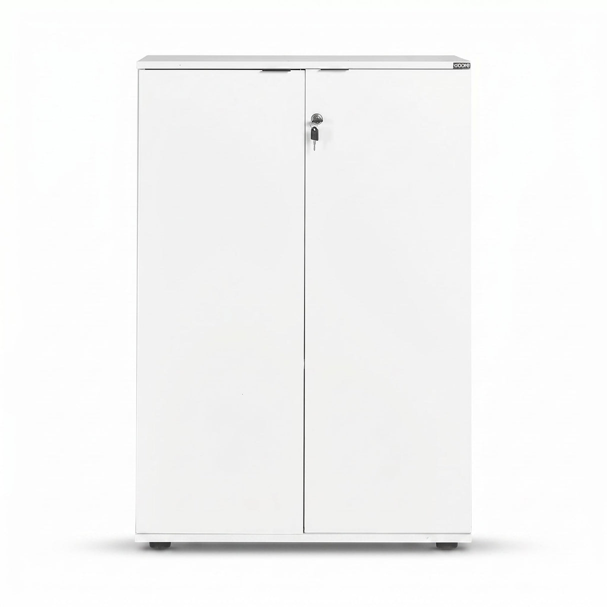Bibliotecă RKT-332-DD-1 Home Collection® Rio cu 2 Uși, Cheie și 3 Rafturi, 72x109x34 cm - Alb | SKU: RKT-332-DD-1, RKT-332-OO-1, RKT-332-AX-1, RKT-332-TT-1, RKT-332-FF-1