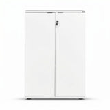 Bibliotecă RKT-332-DD-1 Home Collection® Rio cu 2 Uși, Cheie și 3 Rafturi, 72x109x34 cm - Alb | SKU: RKT-332-DD-1, RKT-332-OO-1, RKT-332-AX-1, RKT-332-TT-1, RKT-332-FF-1