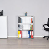 Biblioteca RKT-330-DD-1 Home Collection® Rio Mini, 3 rafturi, Alb - Nuc - Antracit, 72x109x34 cm - Alb | SKU: RKT-330-DD-1, RKT-330-OO-1, RKT-330-AX-1