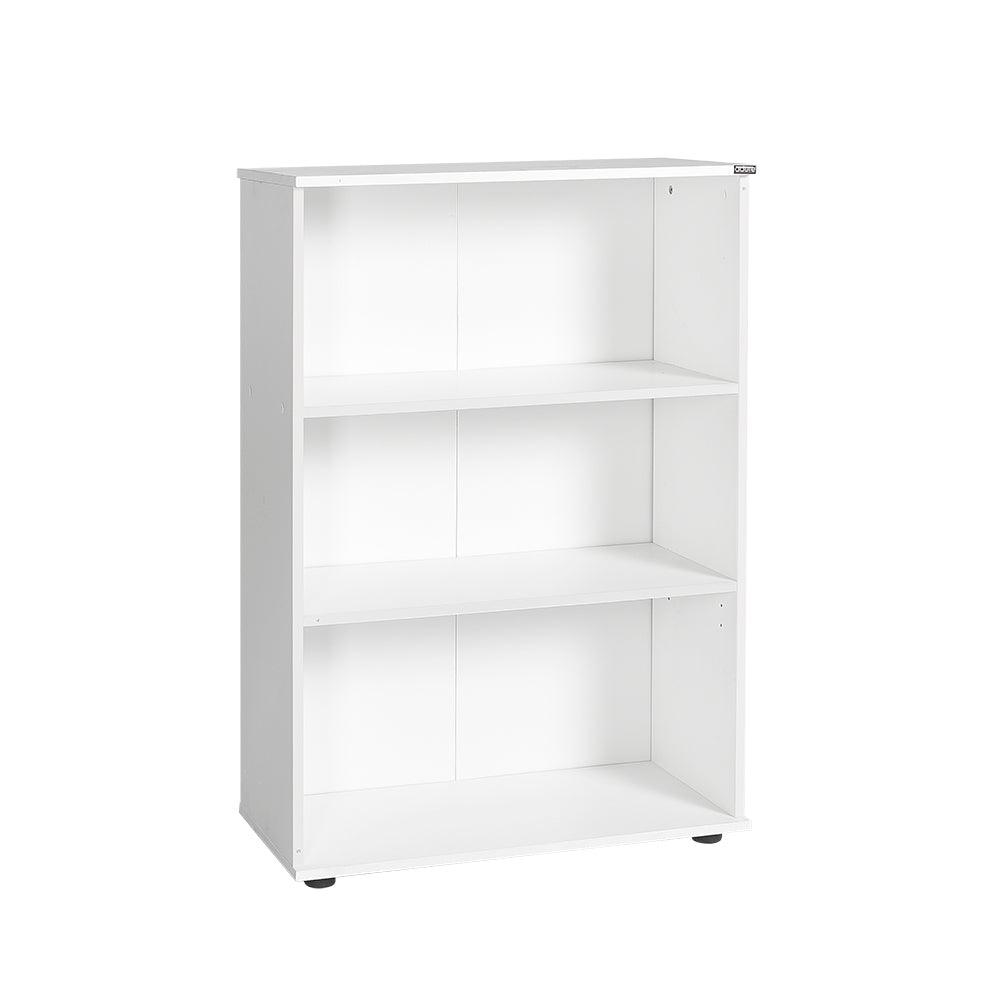 Biblioteca RKT-330-DD-1 Home Collection® Rio Mini, 3 rafturi, Alb - Nuc - Antracit, 72x109x34 cm - Alb | SKU: RKT-330-DD-1, RKT-330-OO-1, RKT-330-AX-1