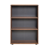 Biblioteca RKT-330-DD-1 Home Collection® Rio Mini, 3 rafturi, Alb - Nuc - Antracit, 72x109x34 cm - Nuc | SKU: RKT-330-DD-1, RKT-330-OO-1, RKT-330-AX-1