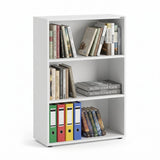 Biblioteca RKT-330-DD-1 Home Collection® Rio Mini, 3 rafturi, Alb - Nuc - Antracit, 72x109x34 cm - Alb | SKU: RKT-330-DD-1, RKT-330-OO-1, RKT-330-AX-1