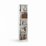 Biblioteca KTP-325-BB-1 Home Collection® Vargas, 5 Rafturi, Alb, 43x182x26 cm - Alb | SKU: KTP-325-BB-1, KTP-325-FF-1