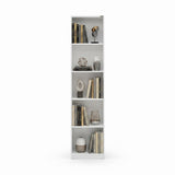 Biblioteca KTP-325-BB-1 Home Collection® Vargas, 5 Rafturi, Alb, 43x182x26 cm - Alb | SKU: KTP-325-BB-1, KTP-325-FF-1