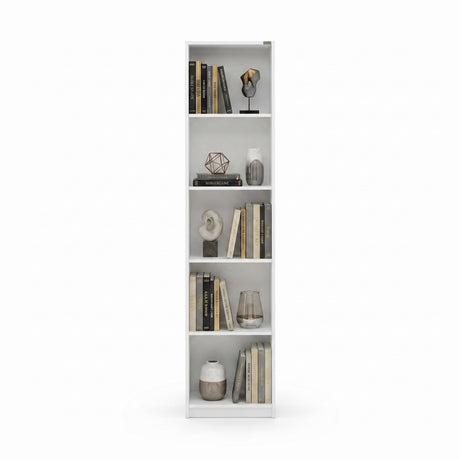Biblioteca KTP-325-BB-1 Home Collection® Vargas, 5 Rafturi, Alb, 43x182x26 cm