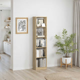 Biblioteca KTP-325-BB-1 Home Collection® Vargas, 5 Rafturi, Alb, 43x182x26 cm - Natural | SKU: KTP-325-FF-1