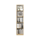 Biblioteca KTP-325-BB-1 Home Collection® Vargas, 5 Rafturi, Alb, 43x182x26 cm - Natural | SKU: KTP-325-FF-1
