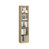 Biblioteca KTP-325-BB-1 Home Collection® Vargas, 5 Rafturi, Alb, 43x182x26 cm - Natural | SKU: KTP-325-FF-1