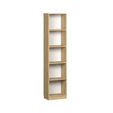 Biblioteca KTP-325-BB-1 Home Collection® Vargas, 5 Rafturi, Alb, 43x182x26 cm - Natural | SKU: KTP-325-FF-1