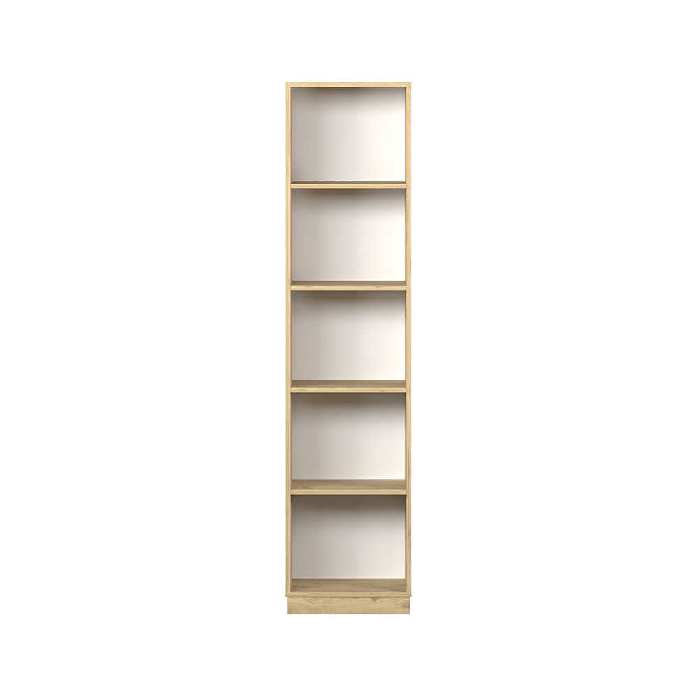 Biblioteca KTP-325-BB-1 Home Collection® Vargas, 5 Rafturi, Alb, 43x182x26 cm - Natural | SKU: KTP-325-FF-1