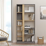Biblioteca Alive, Alb, 75x25x160 cm
