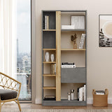 Biblioteca Alive, Alb, 75x25x160 cm