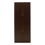 Biblioteca Amazon cu patru usi din lemn 80x40x200cm - Nuc