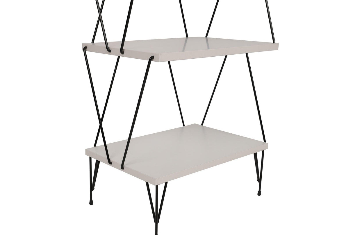 Biblioteca Balaban, 46x30x165 cm - Alb