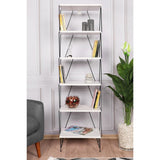 Biblioteca Balaban, 46x30x165 cm - Alb