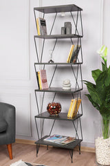 Biblioteca Balaban, 46x30x165 cm - Gri