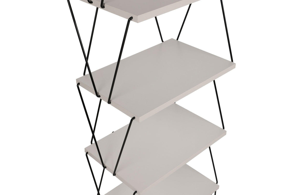 Biblioteca Balaban, 46x30x165 cm - Alb