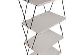 Biblioteca Balaban, 46x30x165 cm - Alb