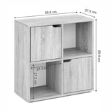 Biblioteca Bookel, 60x28x60 cm - Sonoma