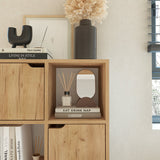 Biblioteca Bookel, 60x28x89 cm - Stejar