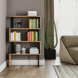 Biblioteca Ceylan Scandinav, Nuc, 80x128x22 cm