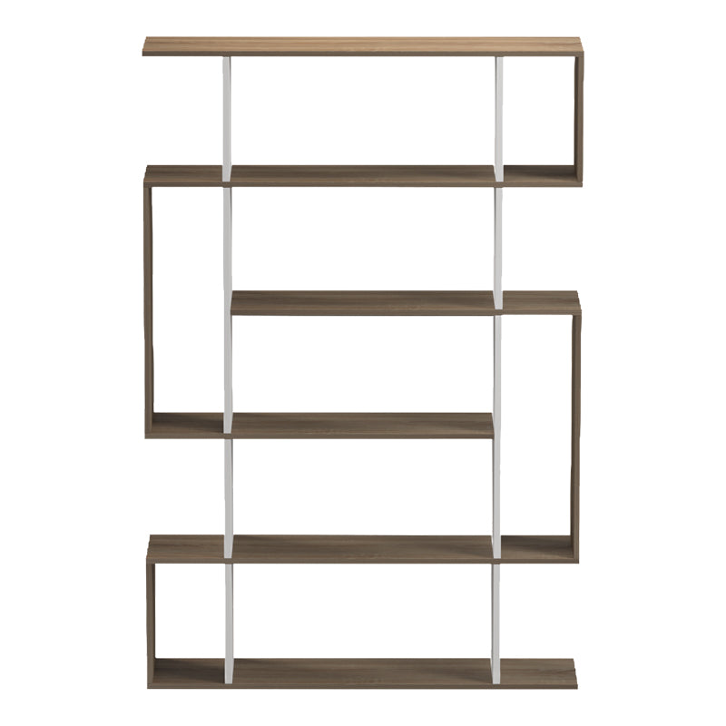 Biblioteca Mito, 109x25x161 cm - Sonoma-Alb