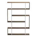 Biblioteca Mito, 109x25x161 cm - Sonoma-Alb